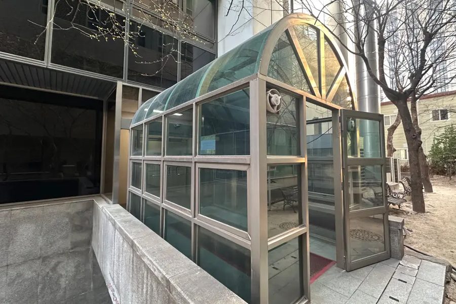 종로구 캐노피철거 시공사례